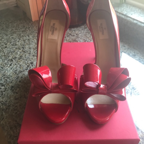 Valentino Shoes - Red Patent Authentic Valentino heels